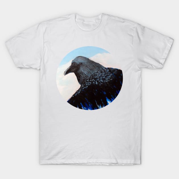 Raven Emerging T-Shirt by lindaursin